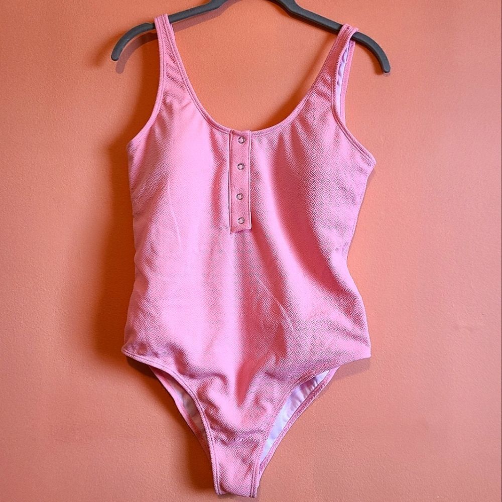 Zaful Pink One Piece Swimsuit